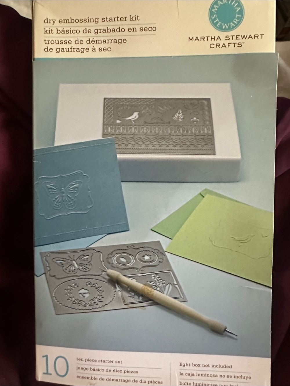 Martha Stewart Embossing Starter. Packaging a little worn, but never used